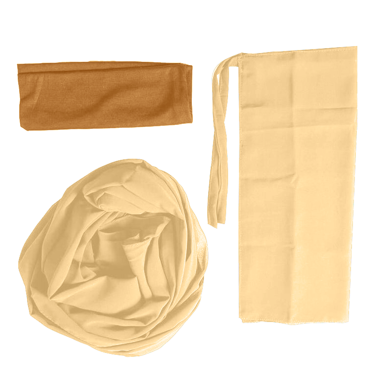 Georgette Hijab & Niqab Kit - Desert Sand