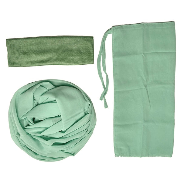 Georgette Hijab & Niqab Kit - Mint