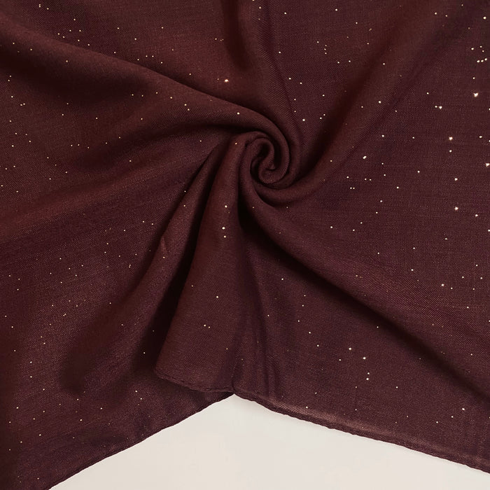 Glitter Lawn - Deep Maroon