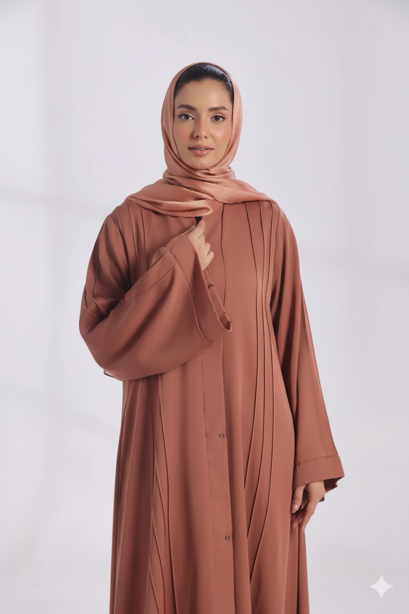 Ultimate Basic Abaya - Brown