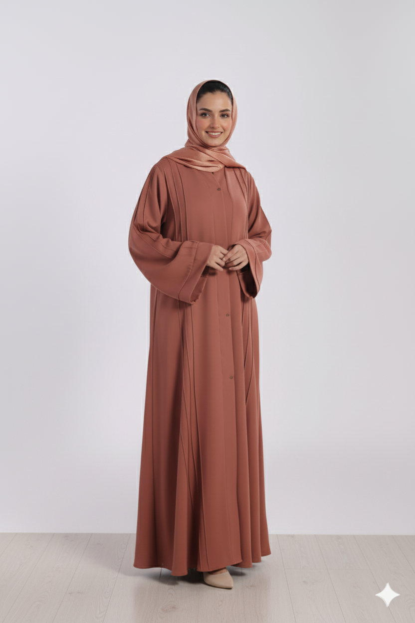Ultimate Basic Abaya - Brown
