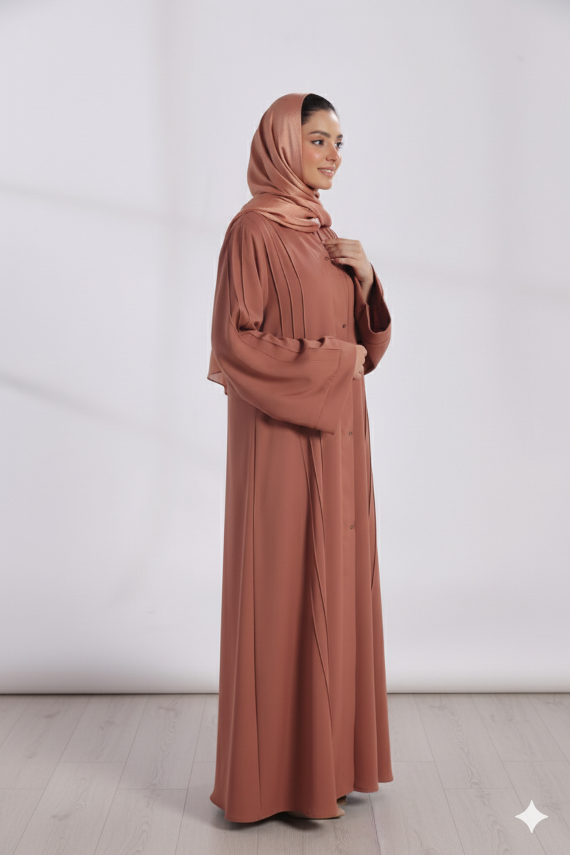 Ultimate Basic Abaya - Brown