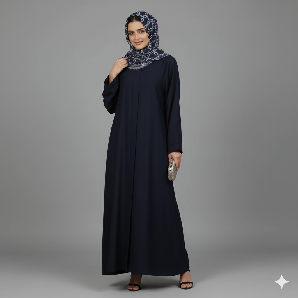 Ultimate Basic Abaya - Navy Blue