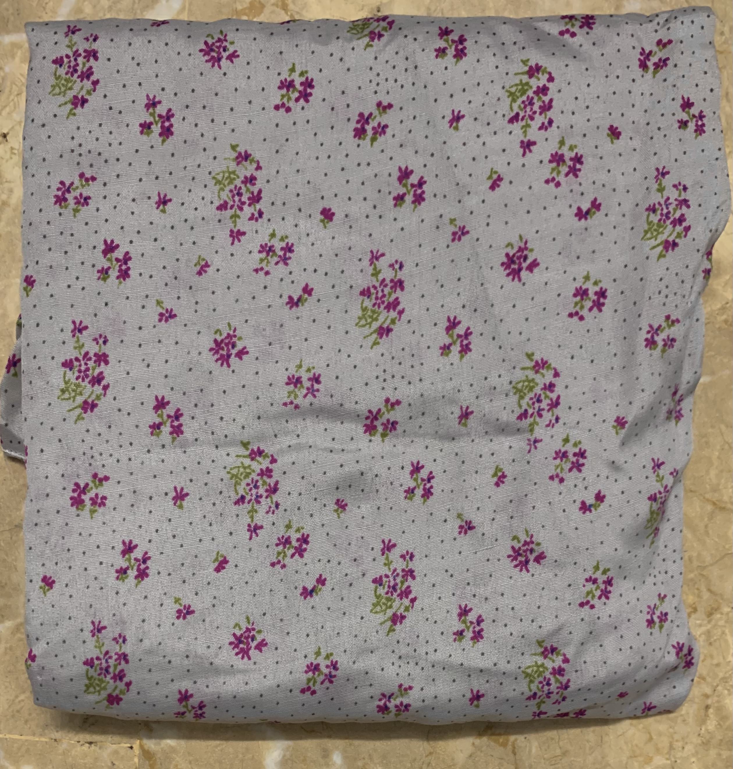 Namaz Chadar with Sleeves & Neck Elastic Band - Cherry Blossom