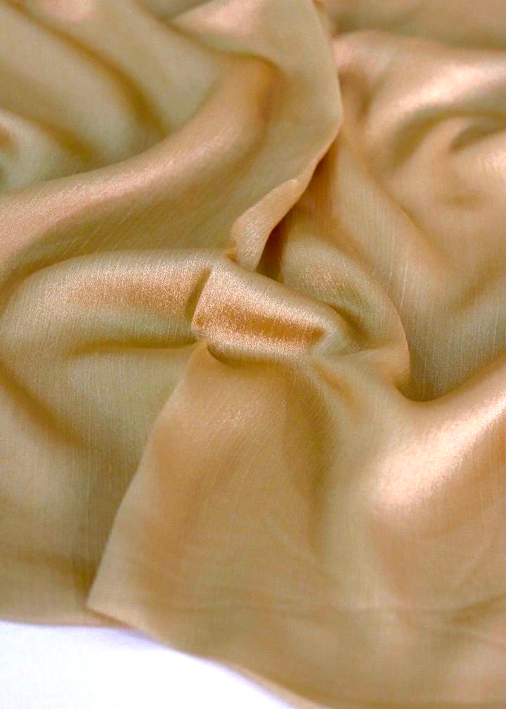 Metallic Silk - Beige Gold