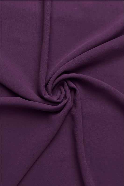 Classic Georgette - Purple